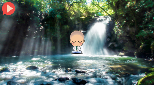 Waterfall meditation for kids